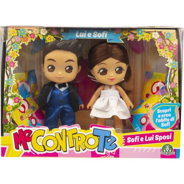 Giochi Preziosi Me Against You Cutie Doll Hochzeitspaar mit Kleidung und Accessoires