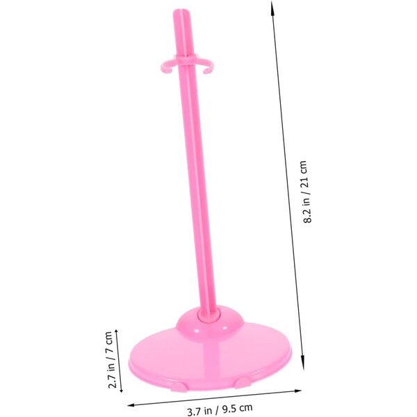 Support per Bambole in Plastica 30 pezzi | Base Robusta per Esposizione e Gioco
