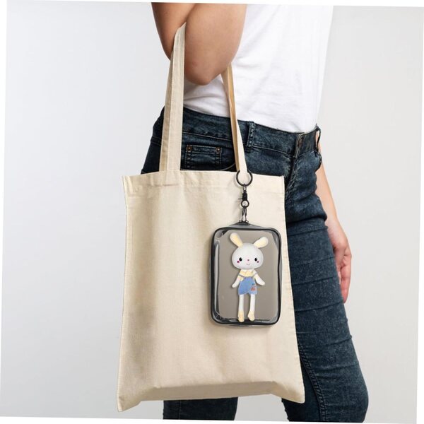 Set 5 Buste Trasparenti con Zip per Statuine e Bambole 25,5x12x6,2 cm