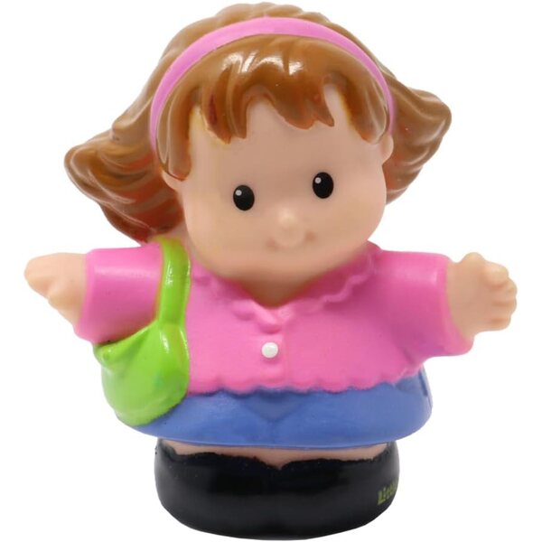 Figurina di ricambio Mom Linda per casa delle bambole Fisher-Price Little People 2309
