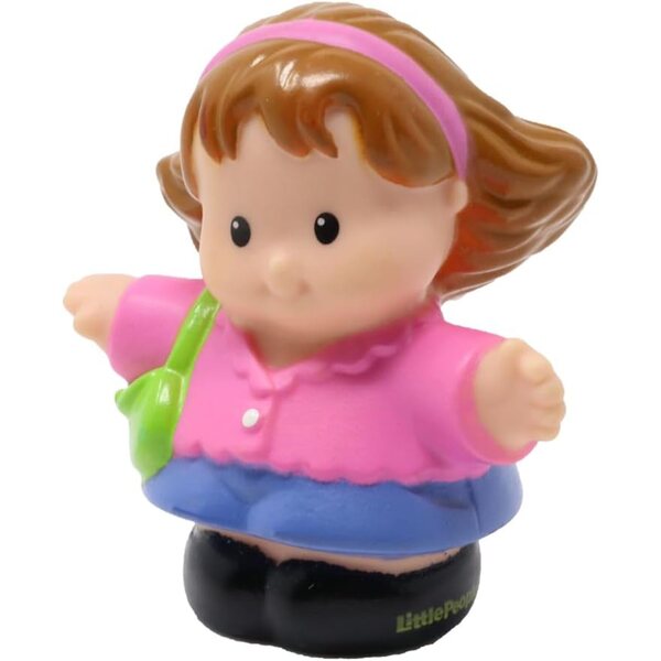 Figurina di ricambio Mom Linda per casa delle bambole Fisher-Price Little People 2309