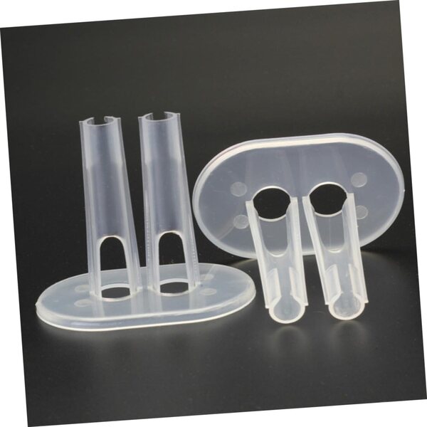 Support regolabile trasparente in plastica per bambole - set da 12 pezzi WEKAMOS