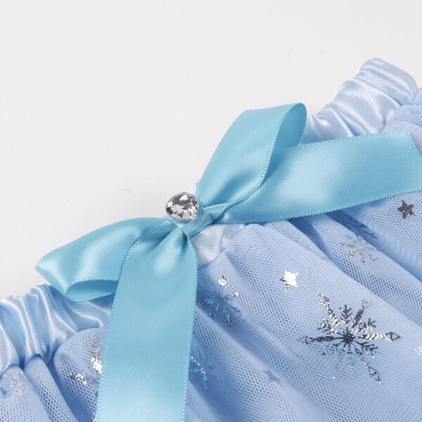 Blaues Frozen-Accessoires-Set für Mädchen mit Rock und Stirnband – 2-teilig