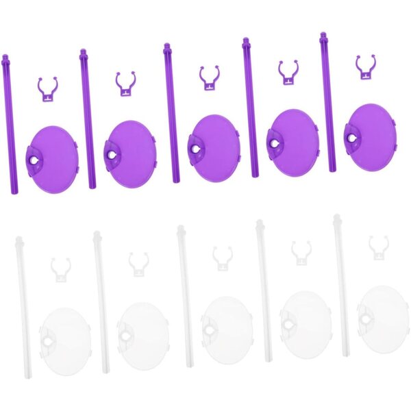 Set 30 Supporti per Bambole in Plastica Colorati - Stativi Espositivi Portatili