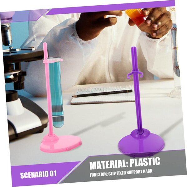 Set 30 Supporti per Bambole in Plastica Colorati - Stativi Espositivi Portatili