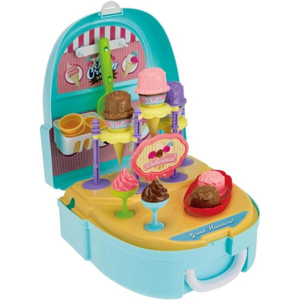 Eisdielen-Spielset, 21-teilig, Spielzeug für kreative und lustige Kinder