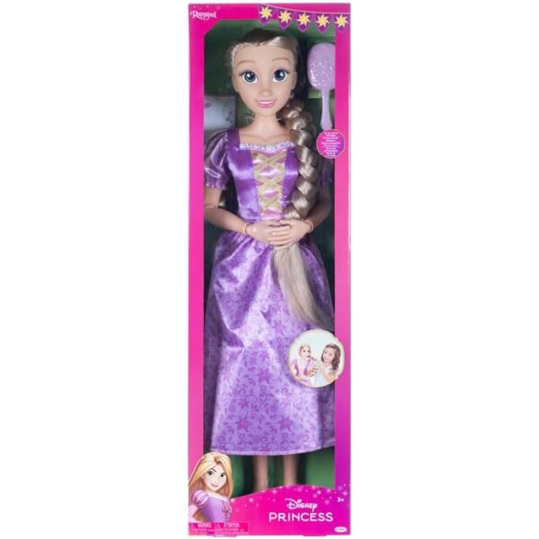 Raiponce Disney Princess 81 cm große Puppen mit langen Haaren und Frisurenzubehör