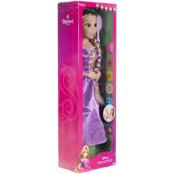 Raiponce Disney Princess 81 cm große Puppen mit langen Haaren und Frisurenzubehör