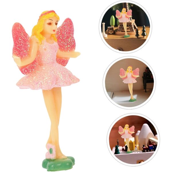 Lot 5 Bamboline Danza Balletto in ABS per Decorazioni di Carillon e Centrotavola