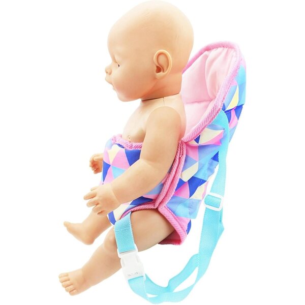 Verstellbarer Puppenrucksack mit Aufbewahrungstasche, für 14,5-18-Zoll-Puppen