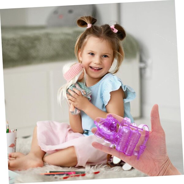 Set di 4 kit attrezzatura subacquea per bambole con bombole, maschere e pinne