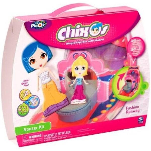 ChixOs Runway V1: Rotierender Laufsteg mit 2 Puppen und 200 PixOs