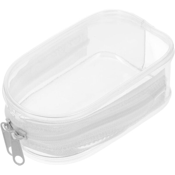 ABOOFAN Pochette Trasparente in PVC con Porta Chiavi per Figurine e bamboles