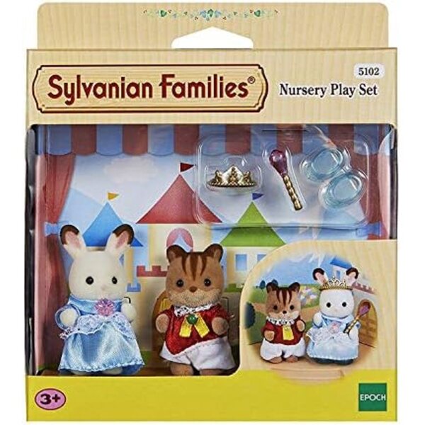 Sylvanian Families – Theaterset mit Baby Lapin Chocolat und rotem Eichhörnchen
