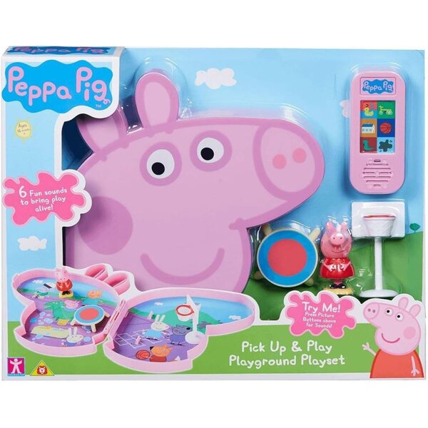 Peppa Pig Take and Play Mehrfarbiges Spielset mit Figuren und Zubehör für Kinder