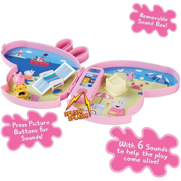 Peppa Pig Take and Play Mehrfarbiges Spielset mit Figuren und Zubehör für Kinder
