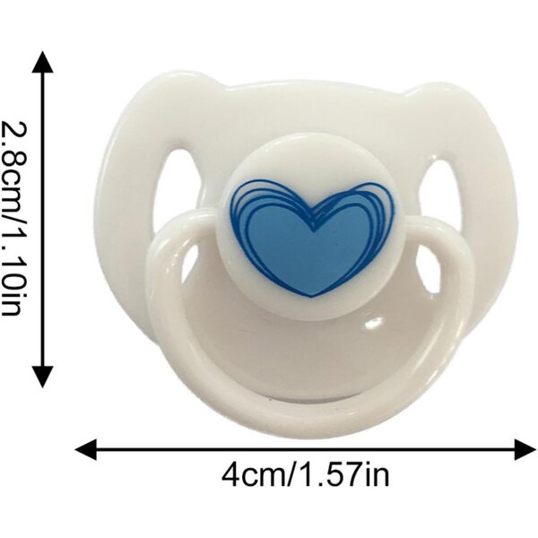 Magnetischer Babykopf aus ABS, pädagogisches Spielzeugzubehör 4x2,8 cm