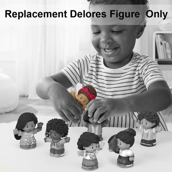 Figurina di ricambio Delores per Little People Encanto HMX75 – Mattel ufficiale