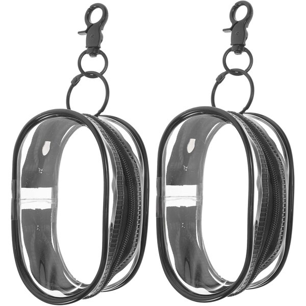 VICASKY Set 2 Sacchetti Trasparenti per Trasporto e Conservazione Bambole 10,5x7x4,5cm