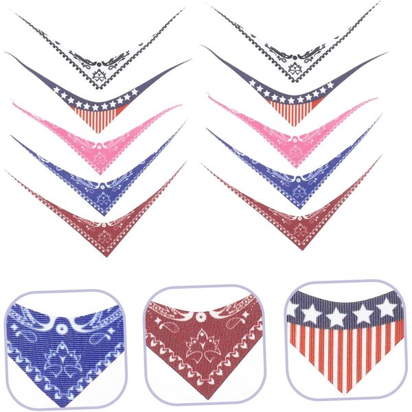 25 Mini Bandane Colorate per bamboles e Animali - Accessori Decorativi per Giocattoli e DIY