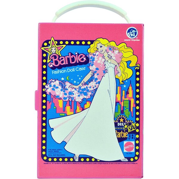 Weltweit kleinster Barbie-Modekoffer von 1977, Miniatur mit 2 Überraschungs-Mikrofiguren