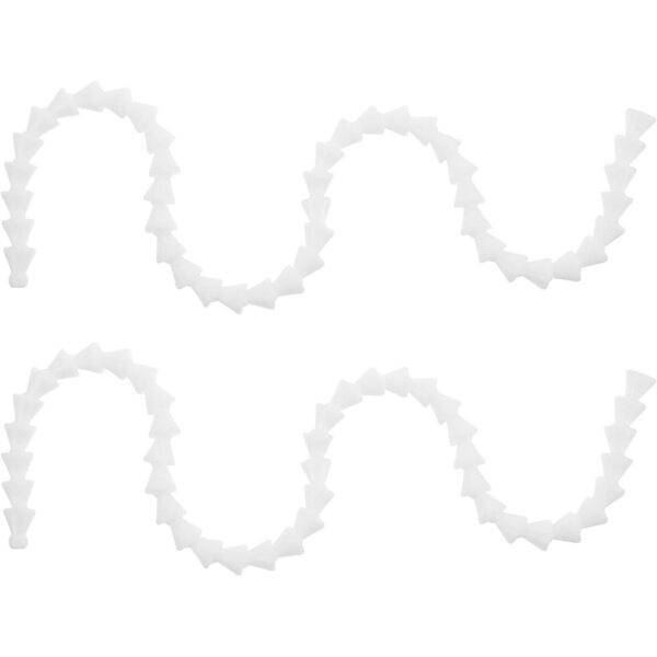 Kit 2 Cornice per Bambole Articolata EPIGEIST in Plastica Bianca 50 cm fai-da-te