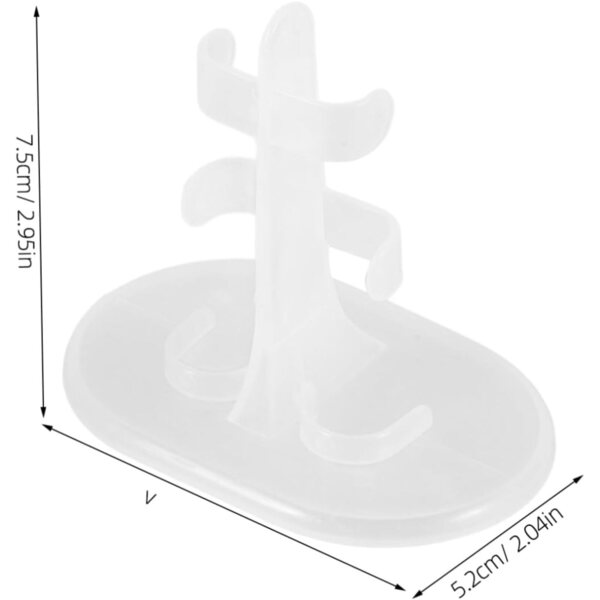 Beaupretty 10 Supporti per Bambole in Plastica con Base Piana e Stabile