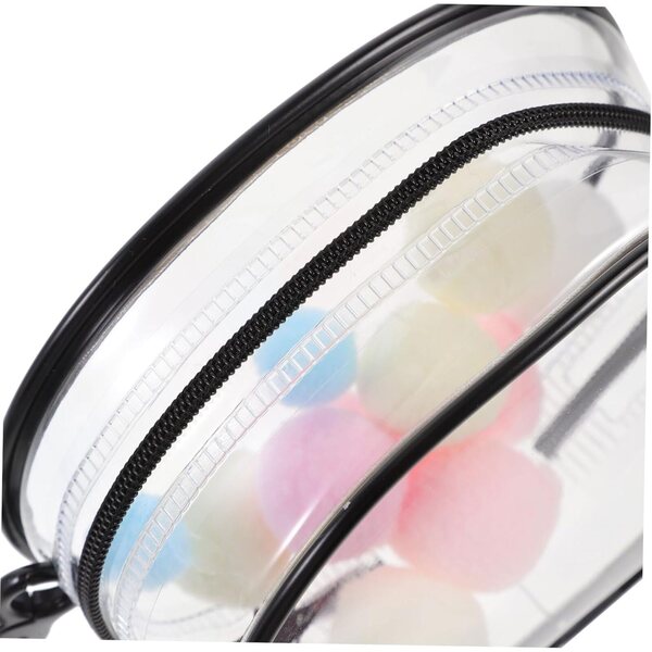 ERINGOGO Borsa Trasparente per Bambole in PVC Leggero e Portatile 13x10,5x5,5 cm