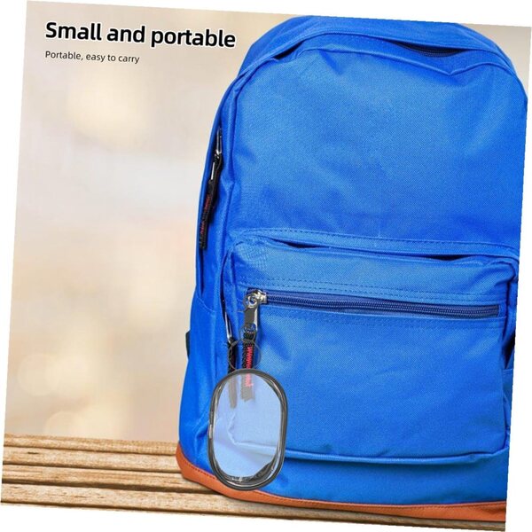 Gatuida Transparente PVC-Tasche für Puppen mit Haken, Set mit 3 tragbaren Taschen