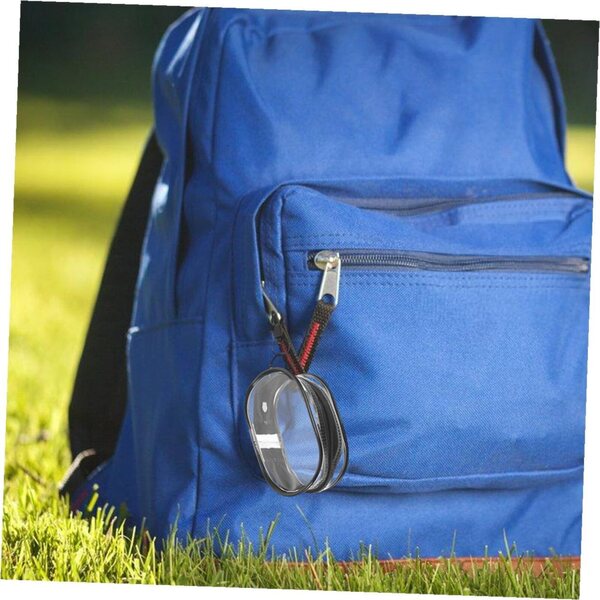 Gatuida Transparente PVC-Tasche für Puppen mit Haken, Set mit 3 tragbaren Taschen