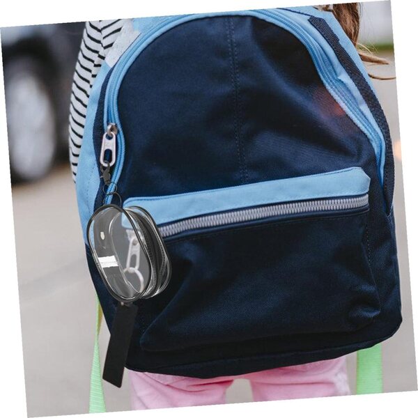 Gatuida Transparente PVC-Tasche für Puppen mit Haken, Set mit 3 tragbaren Taschen