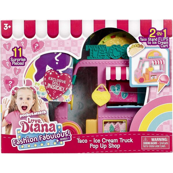 Love Diana Spielset mit 9 cm großer Puppe – kreatives und lustiges Spiel für Kinder