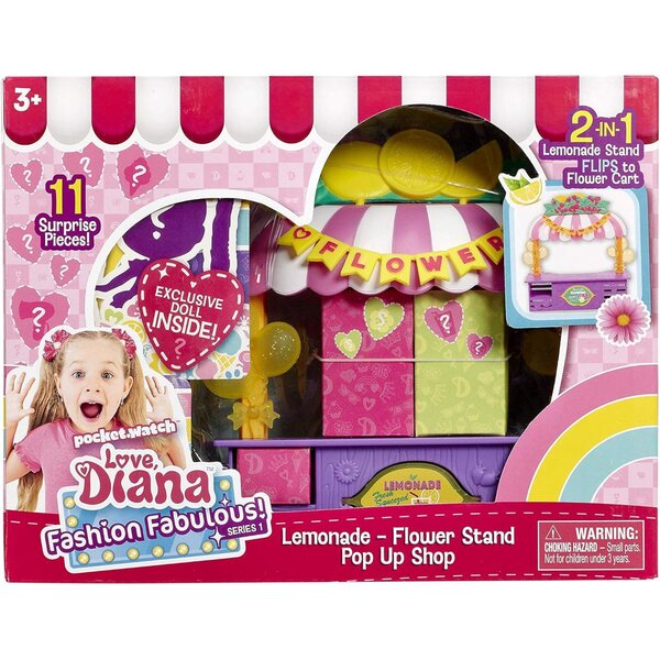Love Diana Spielset mit 9 cm großer Puppe – kreatives und lustiges Spiel für Kinder