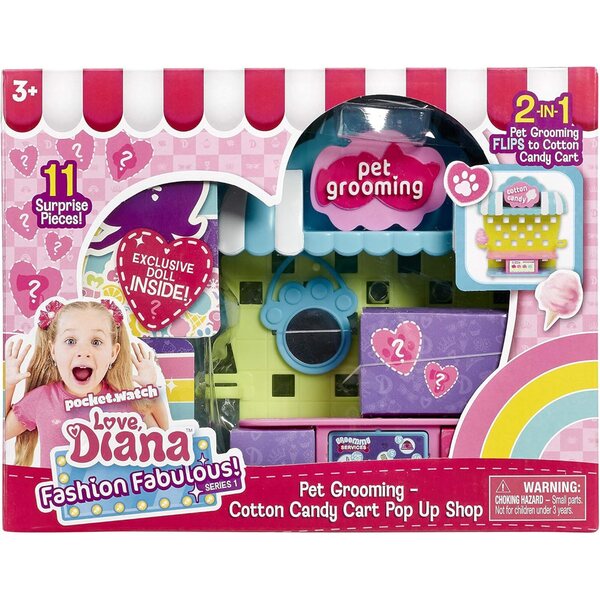 Love Diana Spielset mit 9 cm großer Puppe – kreatives und lustiges Spiel für Kinder