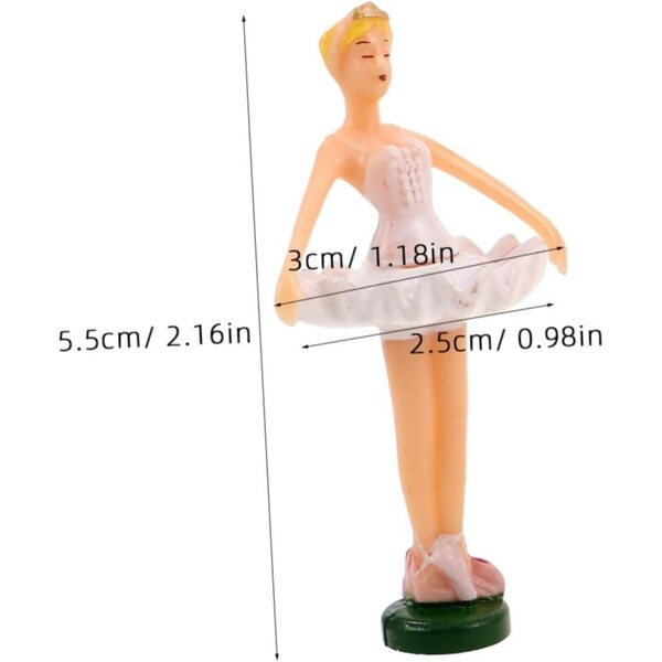 Set 6 Figurine Ballerine Musicali con Scatola e Accessori Decorativi Eleganti