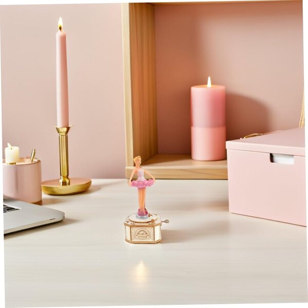 Set 6 Figurine Ballerine Musicali con Scatola e Accessori Decorativi Eleganti