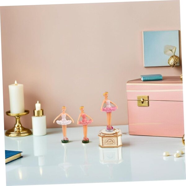 Set 6 Figurine Ballerine Musicali con Scatola e Accessori Decorativi Eleganti