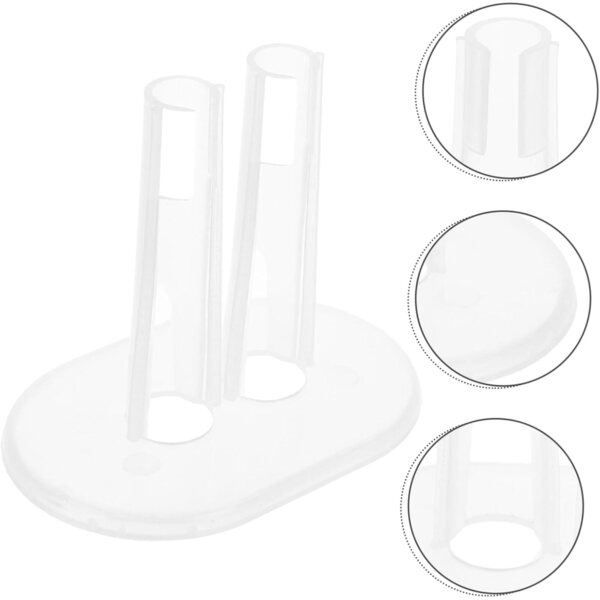 KOMBIUDA Set mit 10 transparenten Puppenständern – stabil und elegant