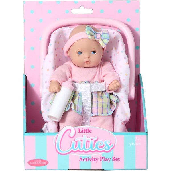 Madame Alexander Little Cuties 8" mit Autositz für Reisen