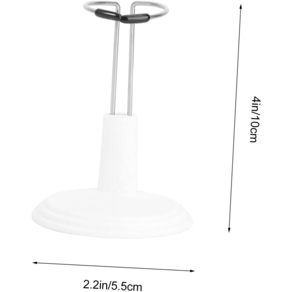 Halterung für 15-cm-Puppen FRCOLOR 5 Stück aus PVC und weißem Eisendraht