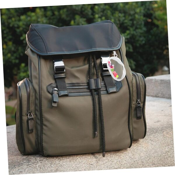 Transparente Tasche für Puppen und Figuren, tragbarer Organizer mit Reißverschluss, 16,5 x 6,5 x 4,2 cm
