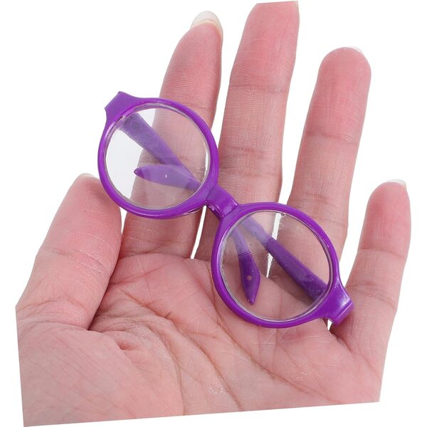 UPKOCH Set 3 Occhiali Colorati per Bambole - Accessori Moda e Costume Bambini