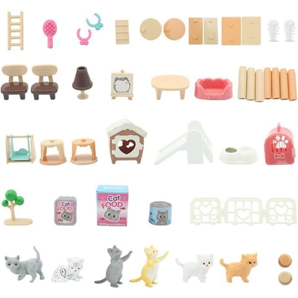 Realistisches Veterinär-Spielset für Kinder – 2 sichere und interaktive PVC-Tierläden