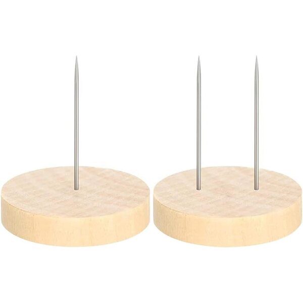 Set mit 24 Puppenständern aus Holz und Metall, handgefertigte Displays