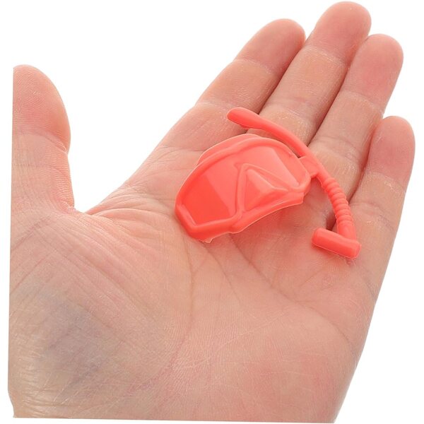 6er-Set Mini-Tauchausrüstungsset für Puppen mit Flossen und Sauerstoffflasche