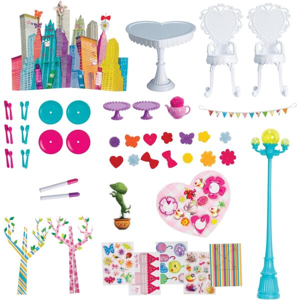 Spinmaster La Dee Da Garden Tea Party Playset con oltre 50 pezzi creativi