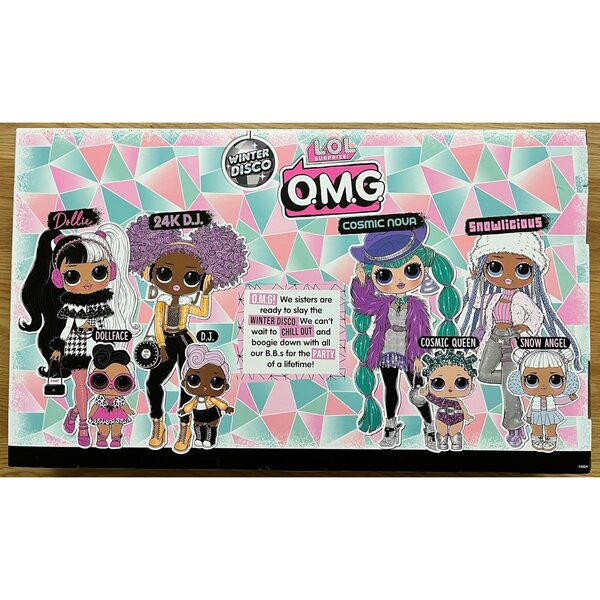 L.O.L. Überraschung! OMG. Winter-Disco-Set: Dollie und 24K D.J. mit über 35 Überraschungen