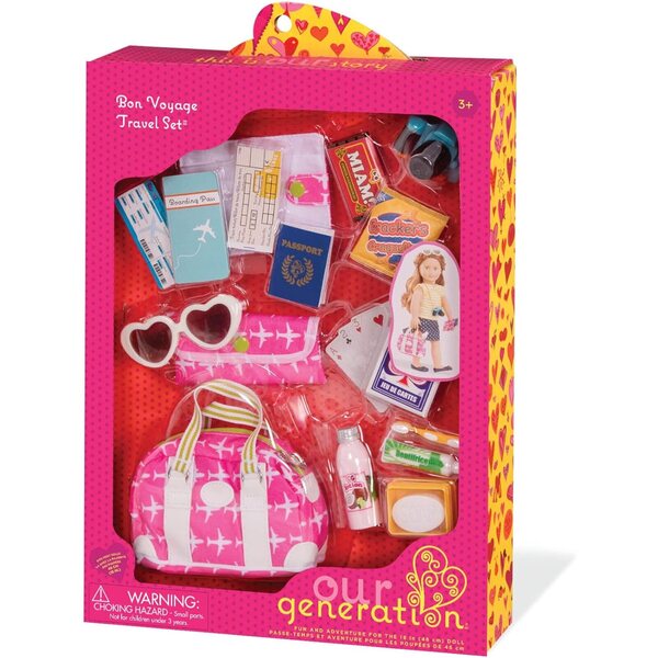 Our Generation Reisezubehör-Set – Komplettset für Kinder ab 3 Jahren