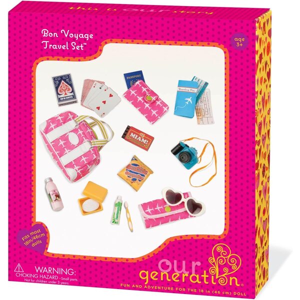Our Generation Reisezubehör-Set – Komplettset für Kinder ab 3 Jahren