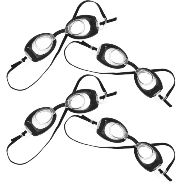 FRCOLOR Mini-Schwimmbrille für Puppen, 4 bunte Teile für Puppenhäuser